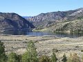 No 107 Helena Montana. Hauser Lake from above campground. Lewis and Clark camped in this area on their journey. 